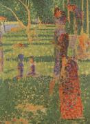 Georges Seurat Couple oil painting